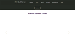 Desktop Screenshot of blackforestchurch.com
